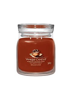 Yankee Candle Pumpkin Cinnamon Swirl Candle - Signature Medium Jar